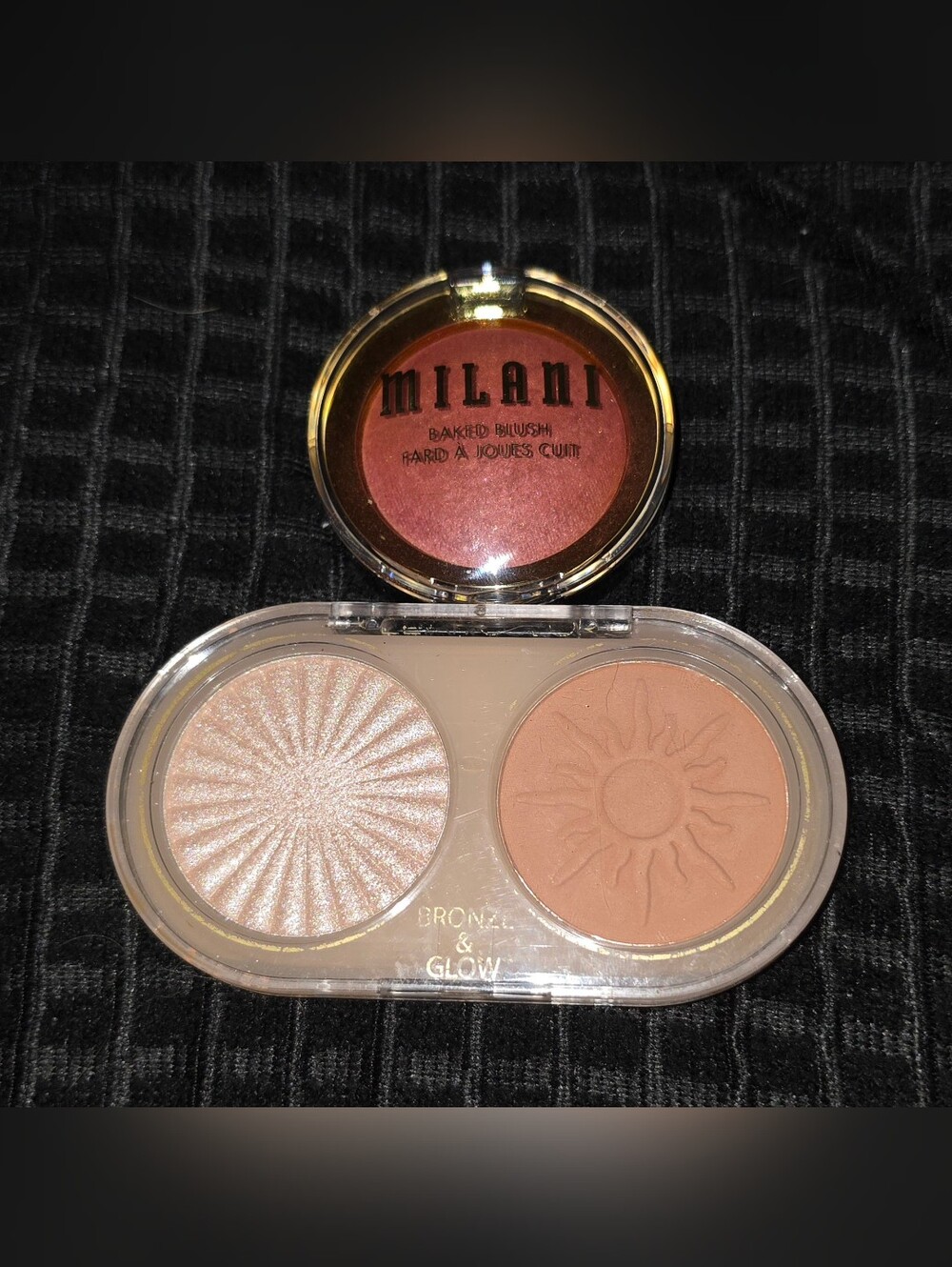 Milani Baked Blush In Ciao Bella & Kleancolor Bronze & Glow Duo In Valentine
